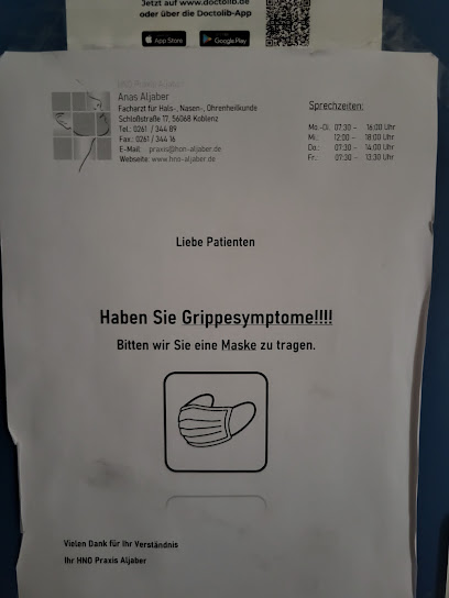 HNO-Facharzt Anas Aljaber - Koblenz 1 AF1QipPoRnR5AdijCq3OeF897B5M l BGN1gDclUY5H w408 h544 k no
