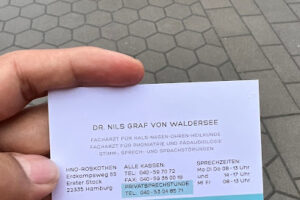 HNO, Phoniatrie und Pädaudiologie Praxis im Alstertal – Hamburg